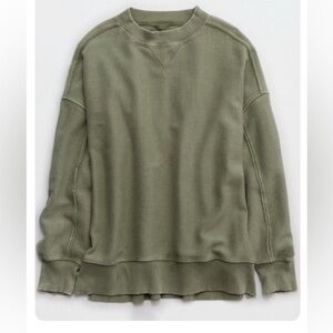 Aerie Big Chill Textured Sweatshirt
